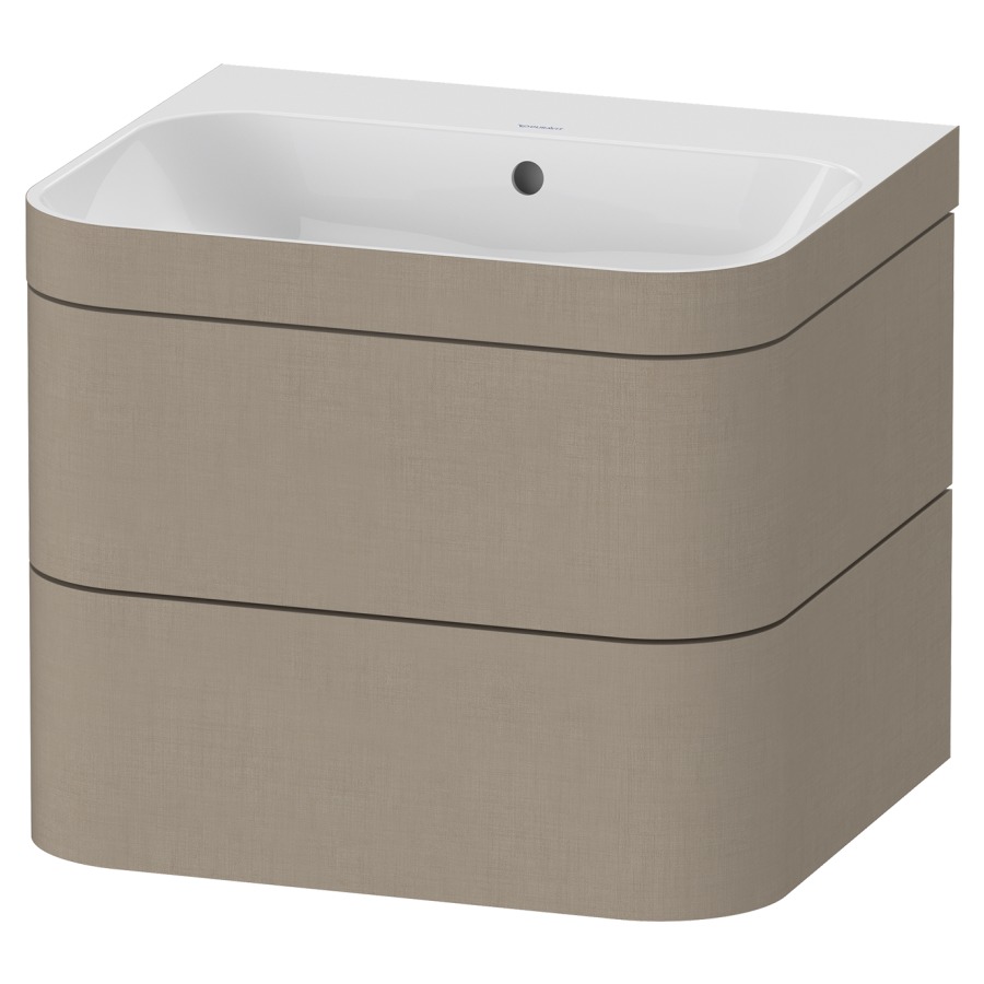 Combination de lavabo HAPPY
D.2 PLUS, 57,5 x 49 x 46,8 cm
élément à 2 tiroirs
lavabo avec trop-plein
avec plaque de recourvrement
en couleur de meuble
siphon, soupape d'écoulement
Push Open incl.