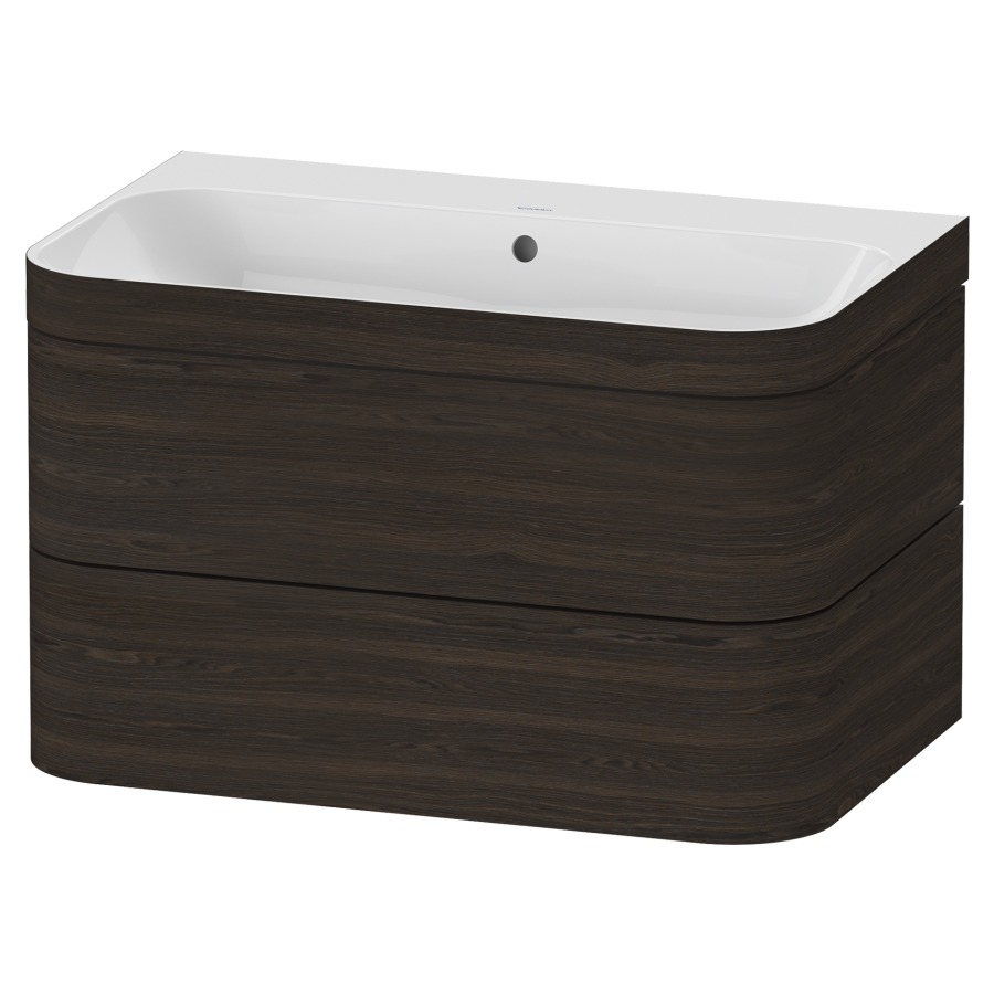Combination de lavabo HAPPY
D.2 PLUS, 77,5 x 49 x 46,8 cm
élément à 2 tiroirs
lavabo avec trop-plein
avec plaque de recourvrement
en couleur de meuble
siphon, soupape d'écoulement
Push Open incl.