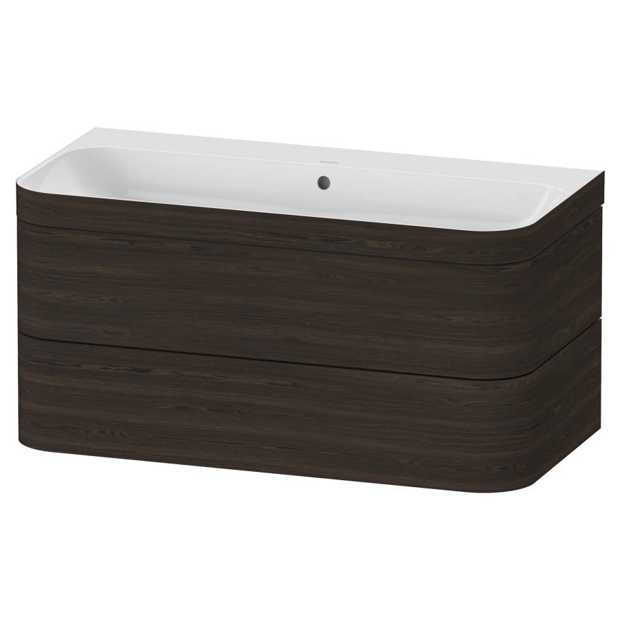 Combination de lavabo HAPPY
D.2 PLUS, 97,5 x 49 x 46,8 cm
élément à 2 tiroirs
lavabo avec trop-plein
avec plaque de recourvrement
en couleur de meuble
siphon, soupape d'écoulement
Push Open incl.