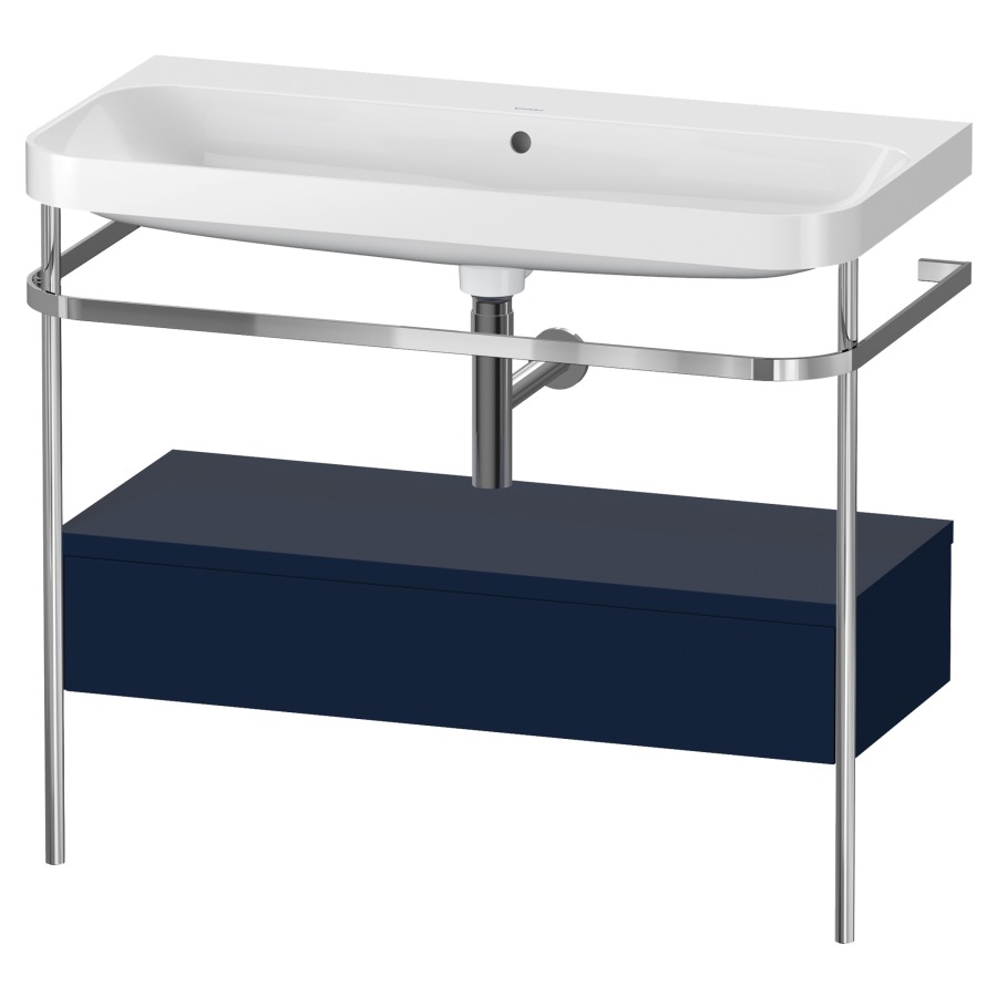 Combination de lavabo HAPPY
D.2 PLUS, 97,5 x 49 x 85 cm
élément à 1 tiroir
posé sur le sol, profil chromé
lavabo, porte-serviette
soupape d'écoulement
Push Open incl.