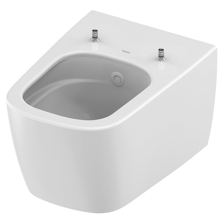 WCdouche TECEneo UP
eau froide
cuvette murale en céramique
pour chasse d'eau à encastrer
avec raccordements chachés
sans couvercle, matériel de
fixation, raccordement d'eau
froide assurer sur place