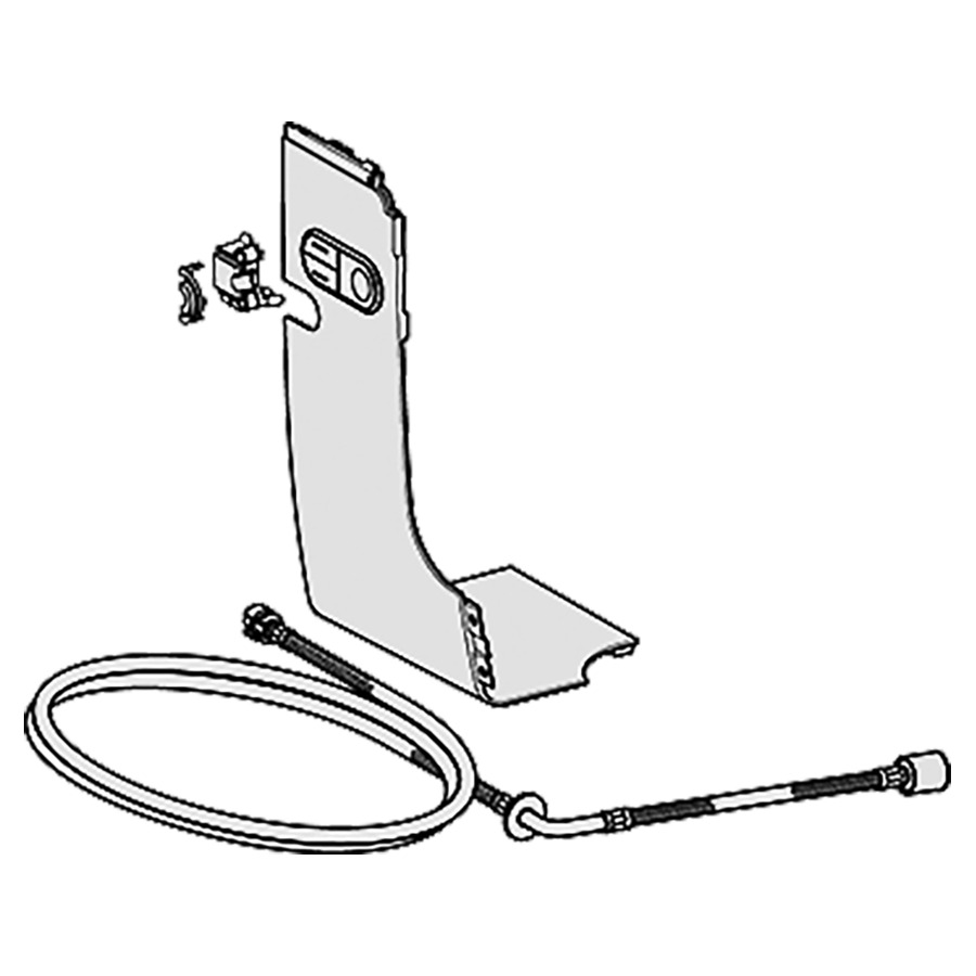 Set de raccordement d'eau
pour WCdouche AQUACLEAN MERA
UP à la chasse d'eau à
encastrer Sigma
raccordement 19,5 cm
