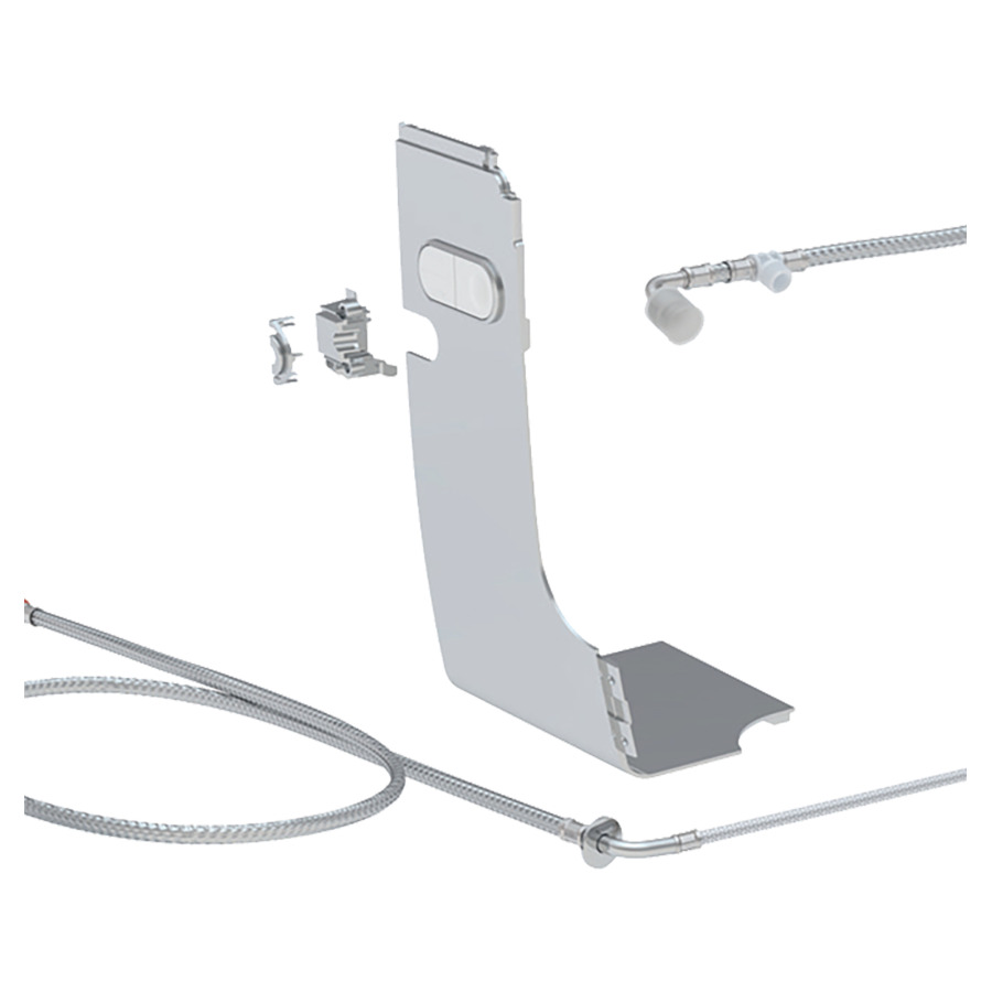 Set de raccordement d'eau
pour WCdouche AQUACLEAN MERA
UP à la chasse d'eau à
encastrer Kappa
raccordement 19,5 cm