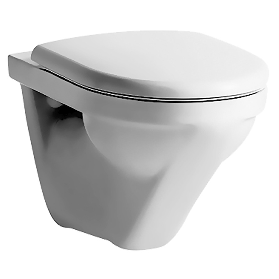 Cuvette murale MODERNA R
COMPACT UP, rimless, céramique
pour chasse d'eau à encastrer