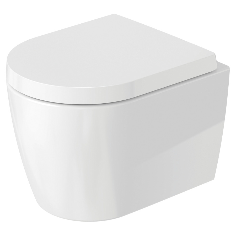 Cuvette murale ME BY STARCK
COMPACT UP, 48 x 37 cm
rimless, céramique
pour chasse d'eau à encastrer
matériel de fixation Durafix