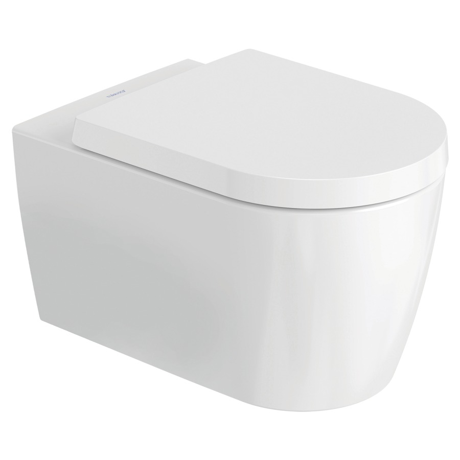 Cuvette murale ME BY STARCK UP
57 x 37 cm, rimless, céramique
pour chasse d'eau à encastrer
matériel de fixation Durafix