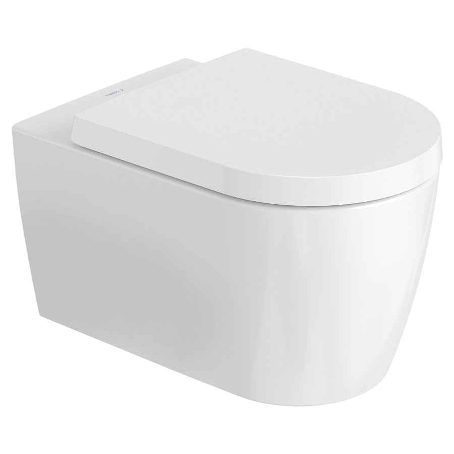 Cuvette murale ME BY STARCK UP
57 x 37 cm, rimless, céramique
pour chasse d'eau à encastrer
matériel de fixation Durafix