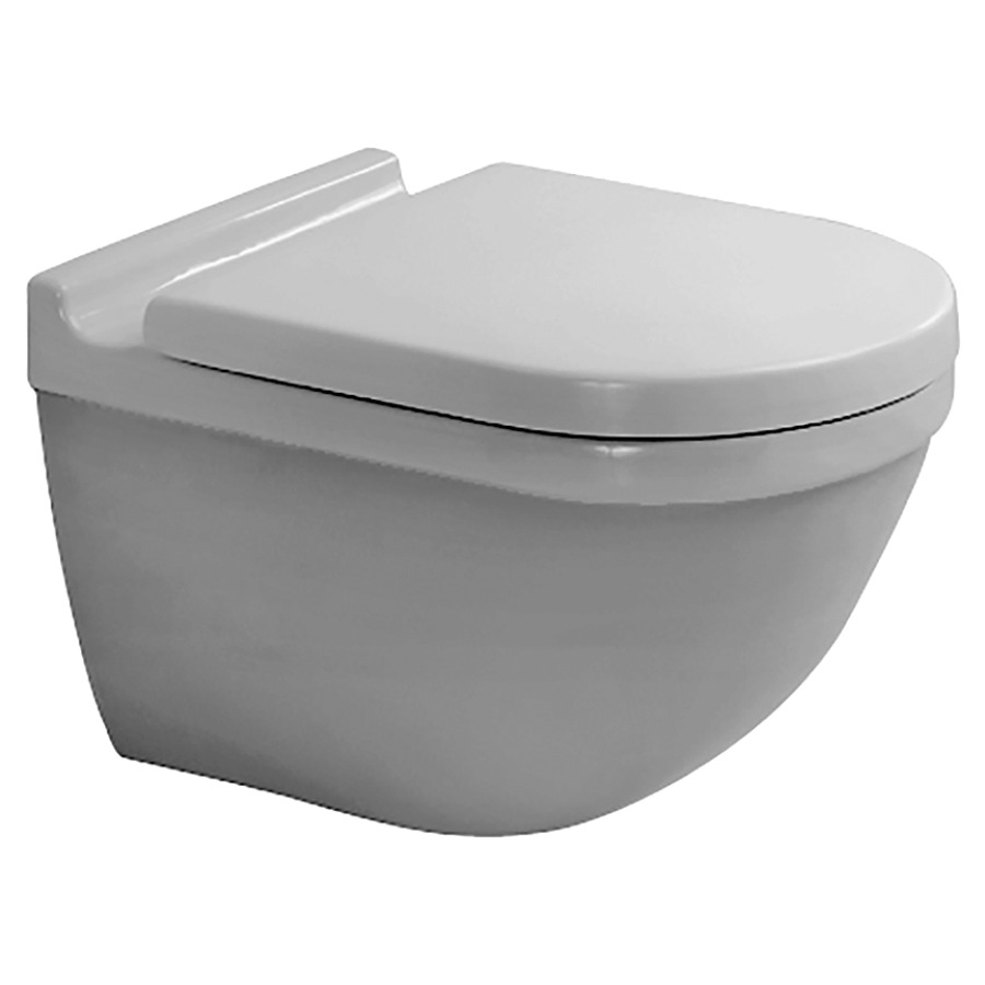 Cuvette murale STARCK 3 UP
céramique, rimless
pour chasse d'eau à encastrer
matériel de fixation Durafix