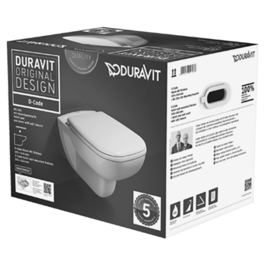 Cuvette murale Set D-Code UP