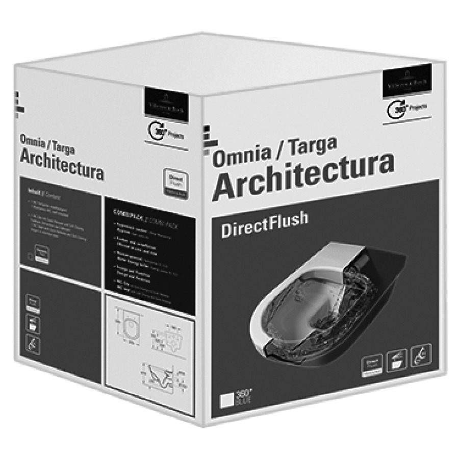 Cuvette murale Combi-Pack Architectura UP