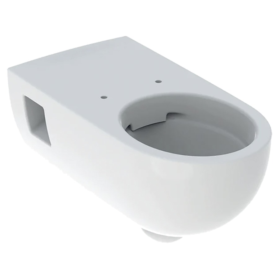 Cuvette murale RENOVA COMFORT
UP, céramique, Rimfree
pour chasse d'eau à encastrer
