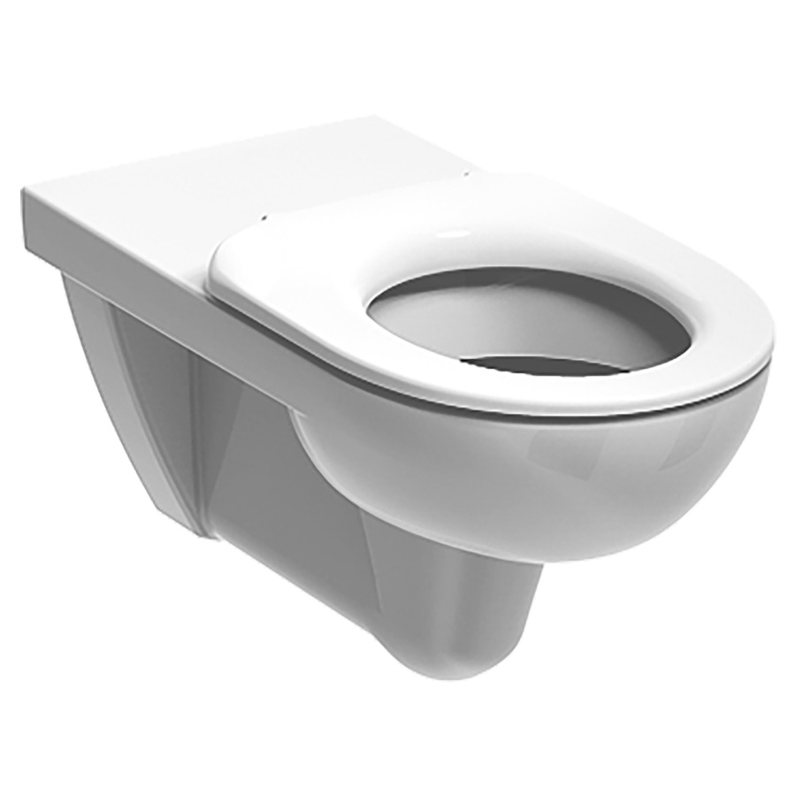 Cuvette murale RENOVA COMFORT
UP, céramique
pour chasse d'eau à encastrer