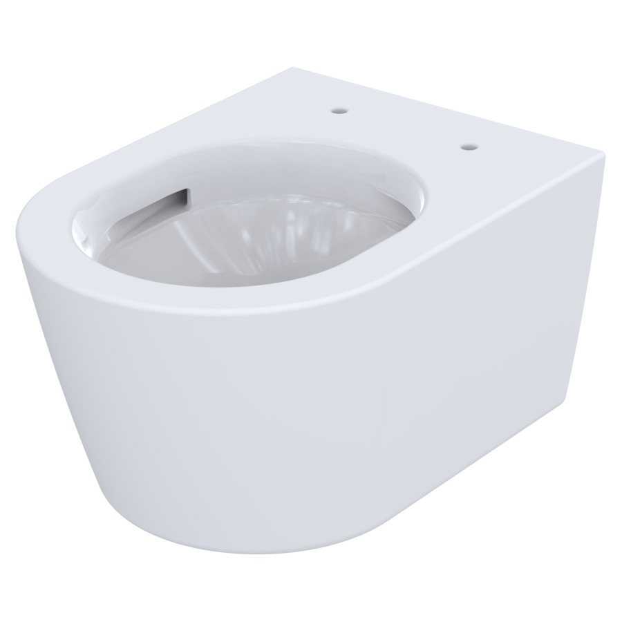 Cuvette murale TOTO RP UP
céramique CeFiONtect, sans
rebord système de rinçage
Tornado Flush, pour chasse
d'eau à encastrer