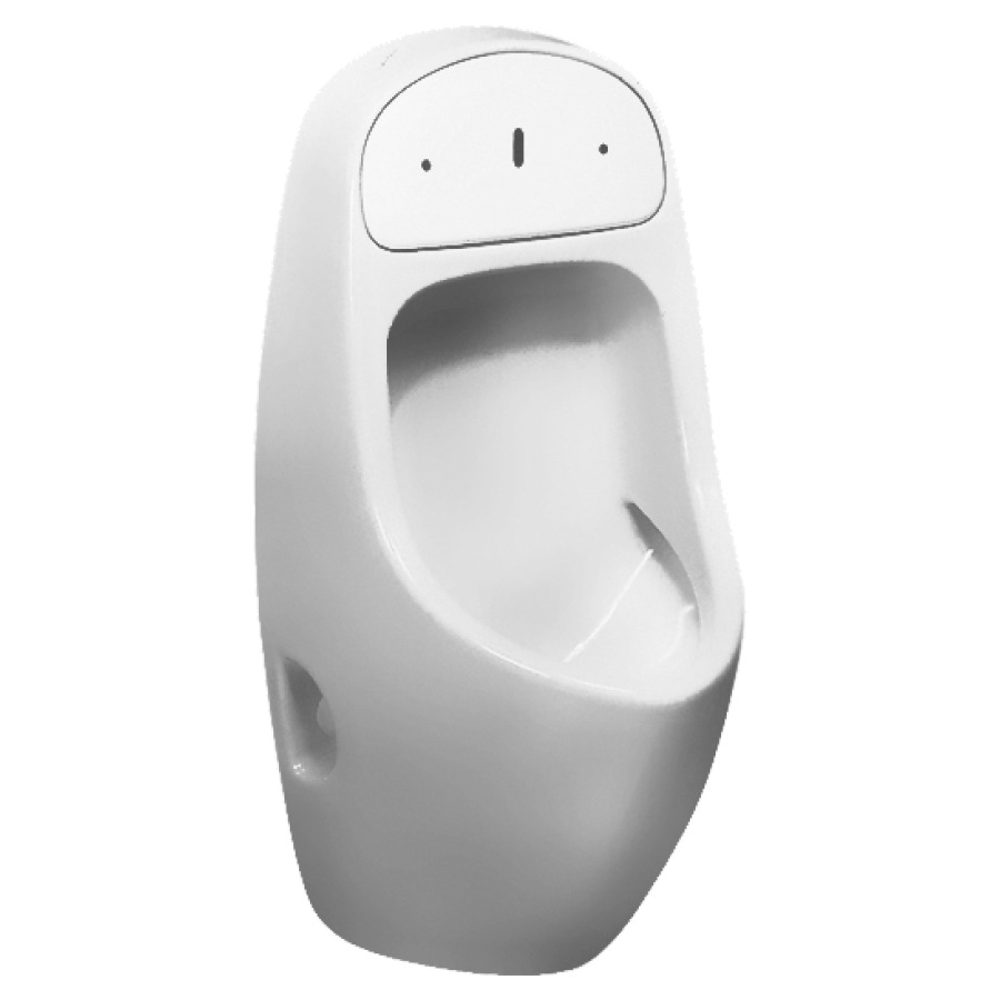 Absauge-Urinal TAMARO-S90
Keramik, Wasserzulauf innen
waagrecht, Abgang innen waag-
recht oder aussen senkrecht
Urinalsteuerung elektronisch
Batteriebetrieb 6 V