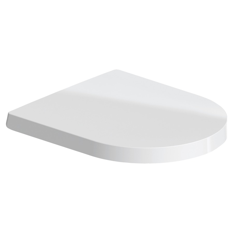 Siège de WC Me by Starck Compact avec couvercle