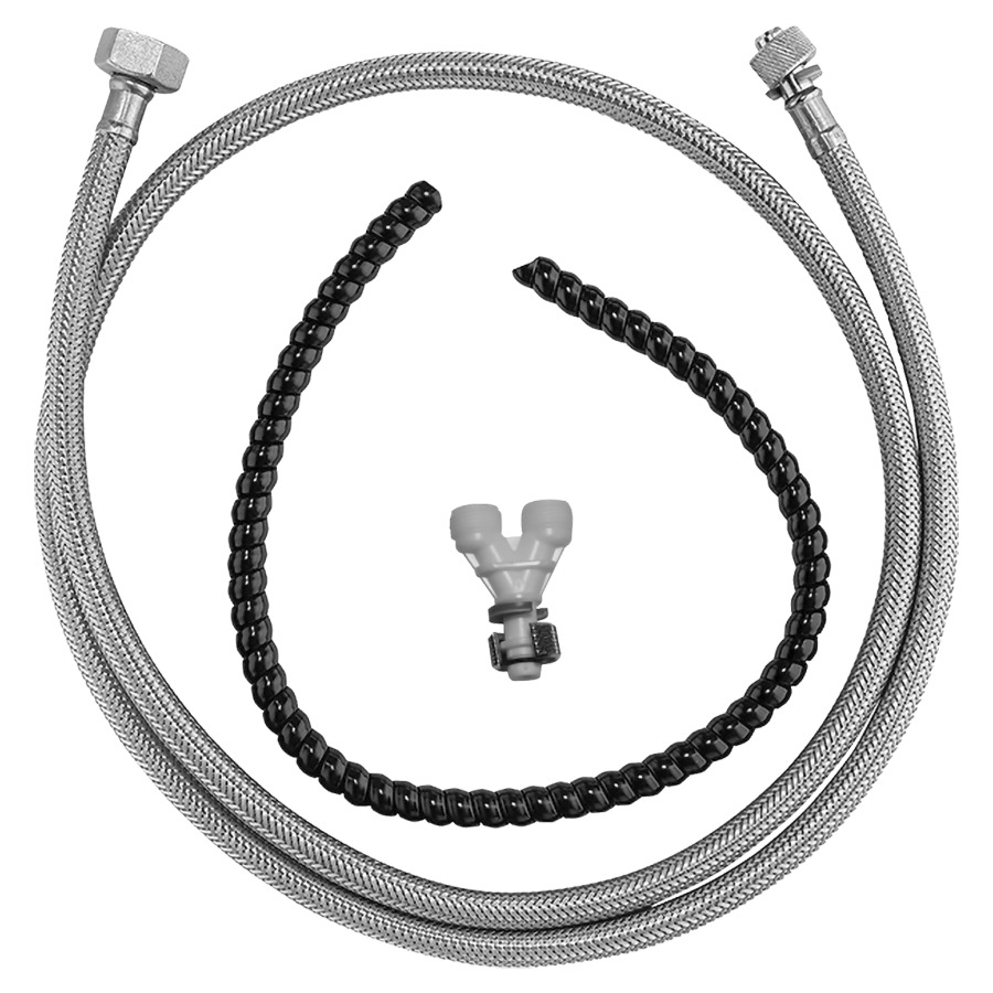 Set de raccordement SENSOWASH
pour bâtis-support avec tube
vide, pour raccordement dans
chasse d'eau
à 358 120/121/124