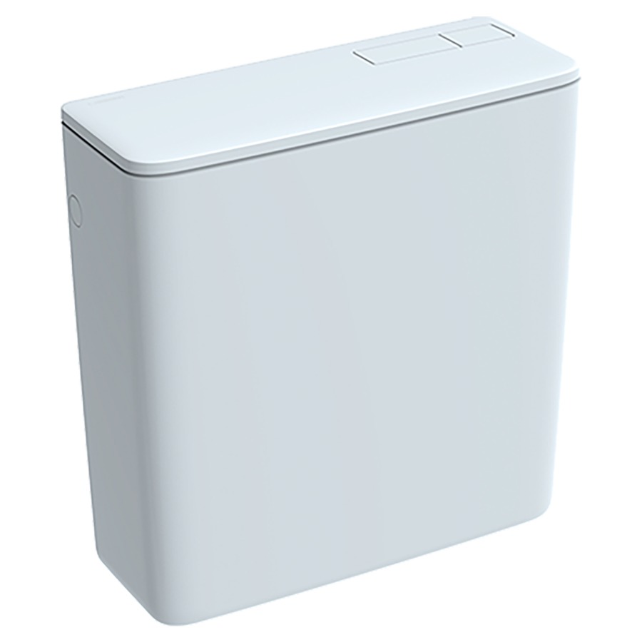 Chasse d'eau GEBERIT AP128
commande à deux
quantités, robinet de réglage
1/2", entrée d'eau derrière au
milieu ou latéral, tube de
cuivre coudé