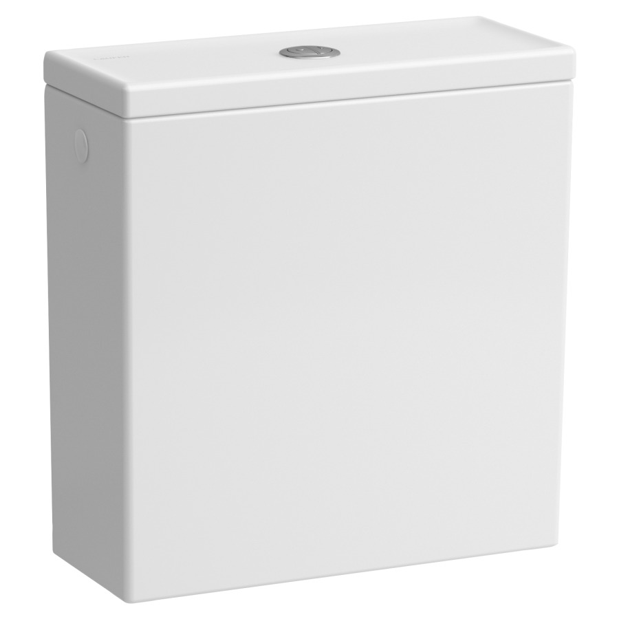 Chasse d'eau THE NEW CLASSIC
céramique, Dual-Flush
commande à deux quantités
entrée d'eau derrière au
milieu, avec garniture
intérieur