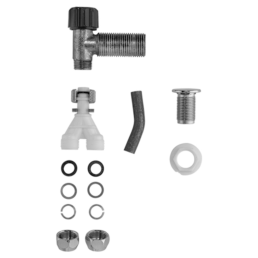 Set d'alimentation DURAVIT
pour chasse d'eau avec entrée
d'eau derrière au milieu