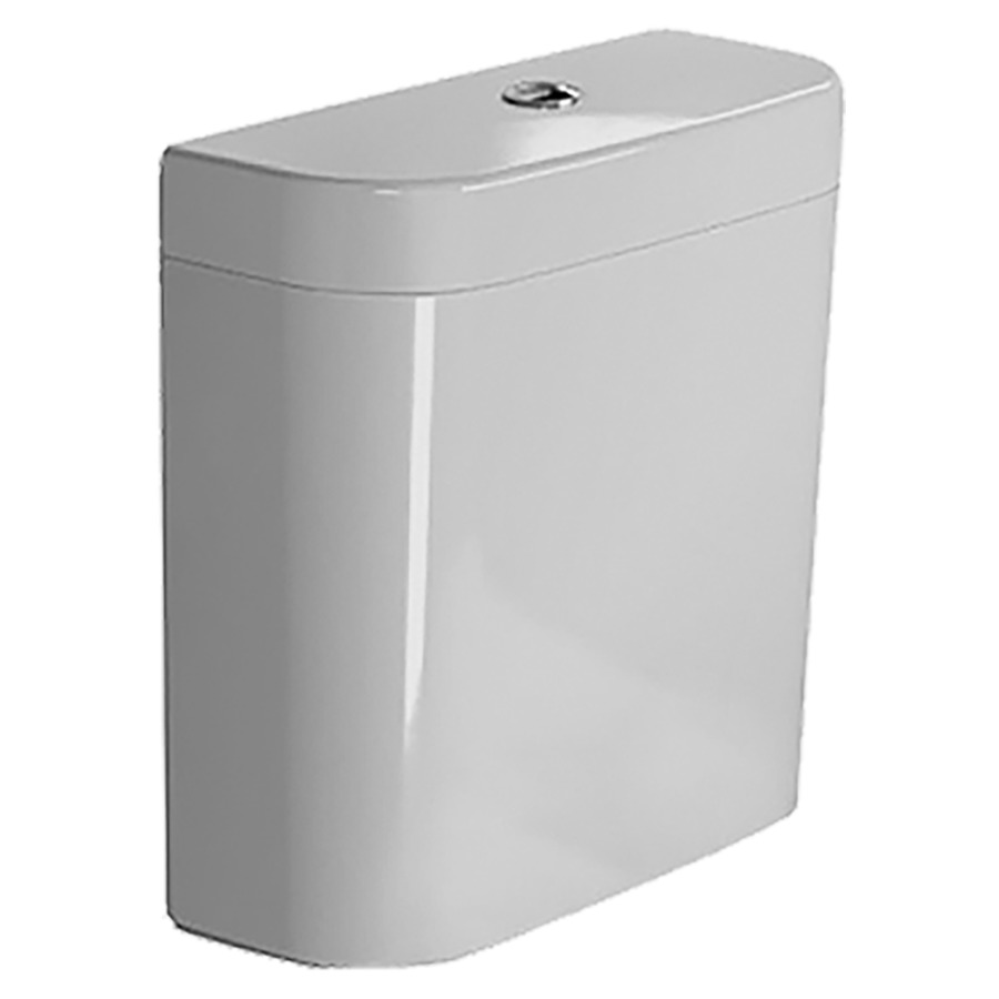 Chasse d'eau HAPPY D.2
céramique, entrée d'eau en bas
à gauche, garniture intérieure
Dual-Flush, rinçage 4,5/3
litres