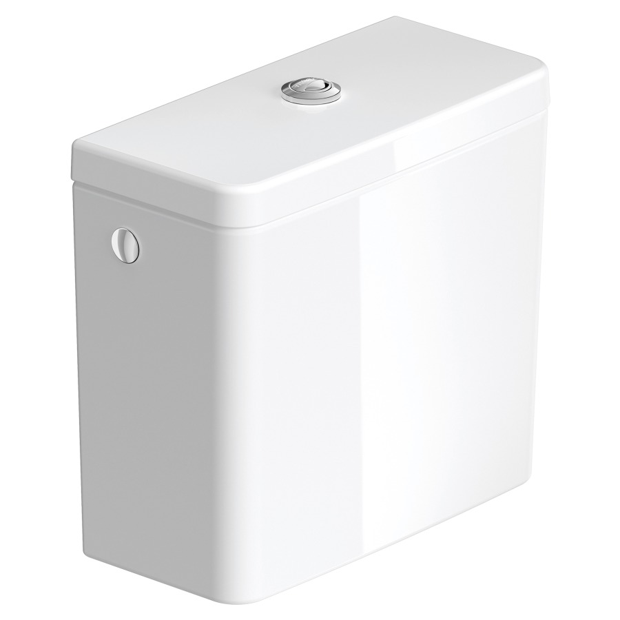 Chasse d'eau D-NEO
céramique, entrée d'eau
à droite où à gauche
garniture intérieure Dual-
Flush, rinçage 6/3 litres