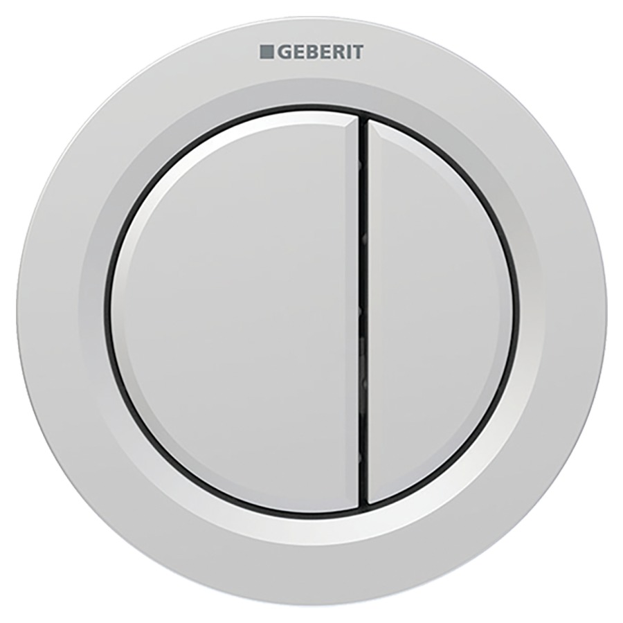Commande à distance Typ 01 ronde UP
pneumatique, pour rinçage à 2 quantités
poussoir pour meubles