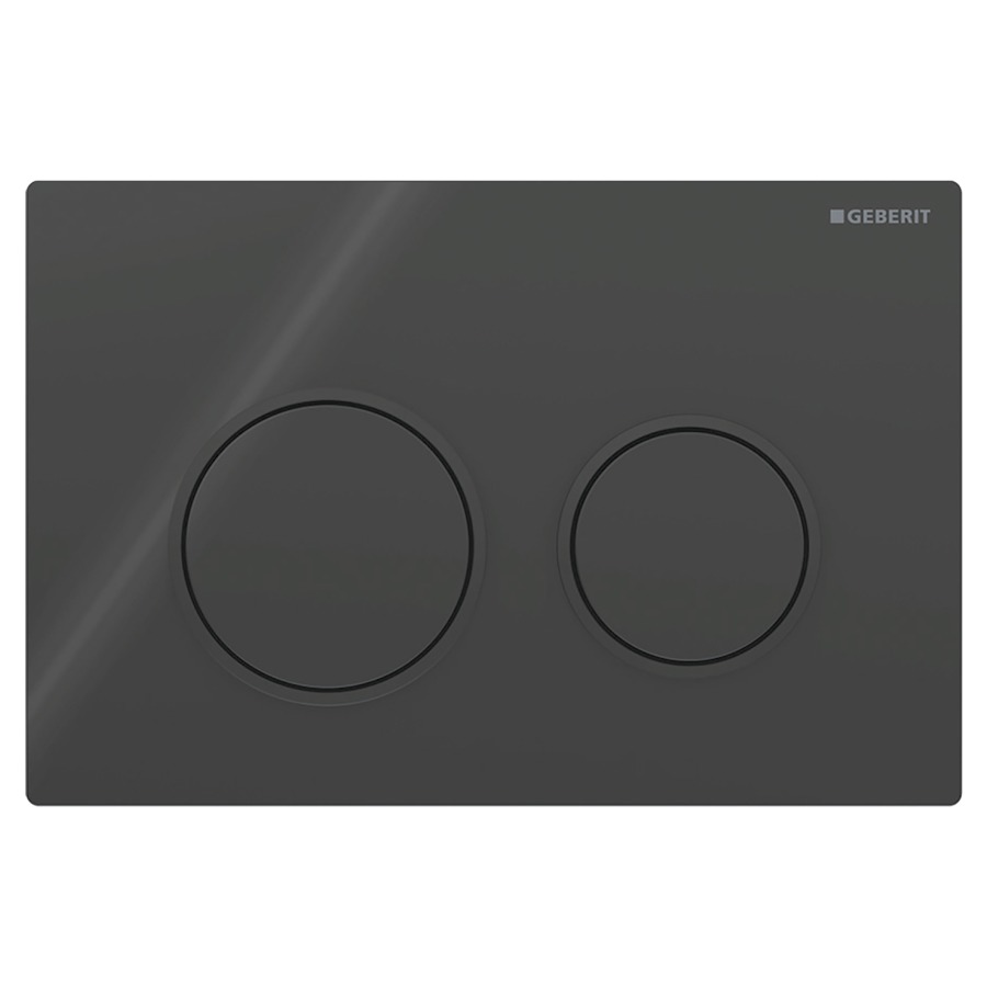 Plaque de déclenchement Omega20 ronde
Plastique, commande à deux quantités
par devant ou par dessus