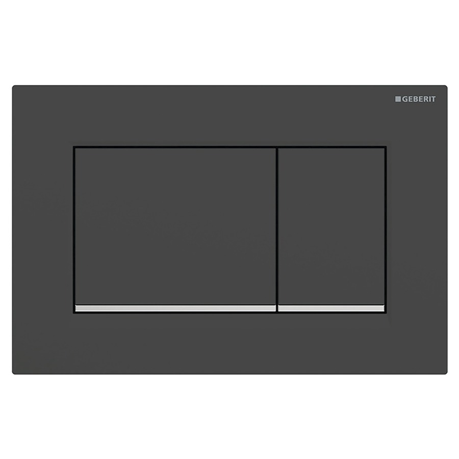 Plaque de déclenchement Sigma20 angulaire
Plastique, commande à deux 
quantités par devant