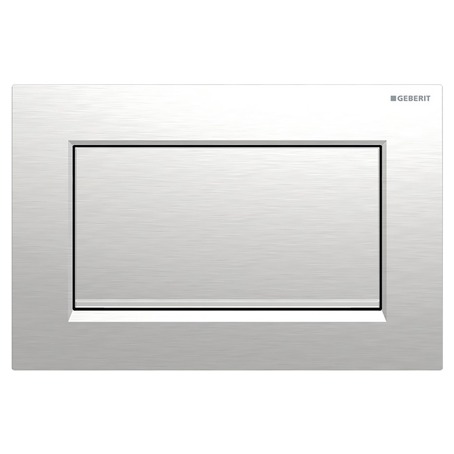 Plaque de déclenchement Sigma10 angulaire
zinc moulé, commande 
rinçage-stop par devant, à visser