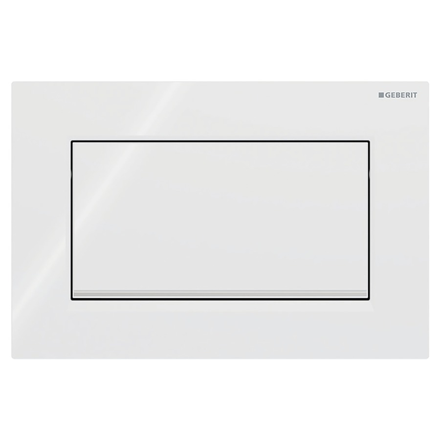 Plaque de déclenchement Sigma10 angulaire
zinc moulé, commande 
rinçage-stop par devant, à visser