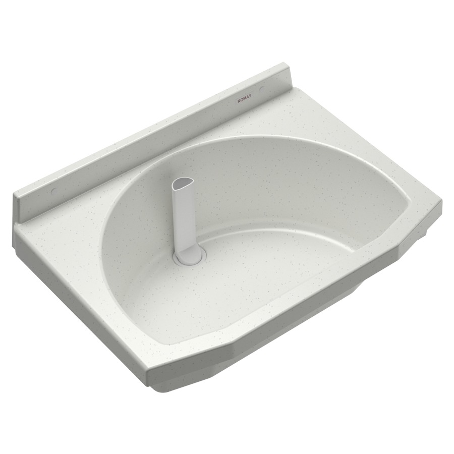 Bac à laver ROMAY-MODERN
70 x 50 cm
matière synthétique
soupape à surverse 1 1/2"