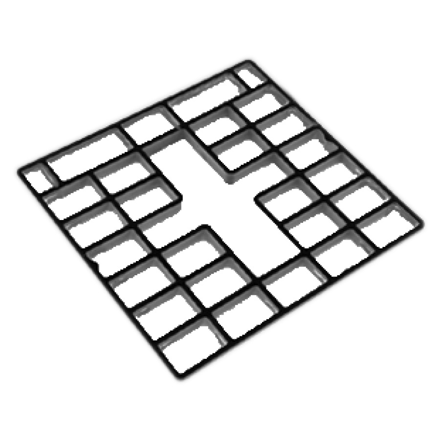 Grille ROMAY-CLASSIC
pour bac à laver 73 x 51 cm