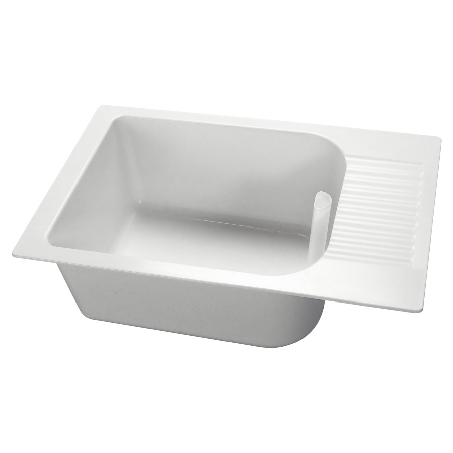 Einbauwaschtrog ROMAY-CLASSIC
PX, 70 x 45 cm
Romylit PX säureresistent
Abstellfläche angeformt
Standrohrventil 1 1/2"