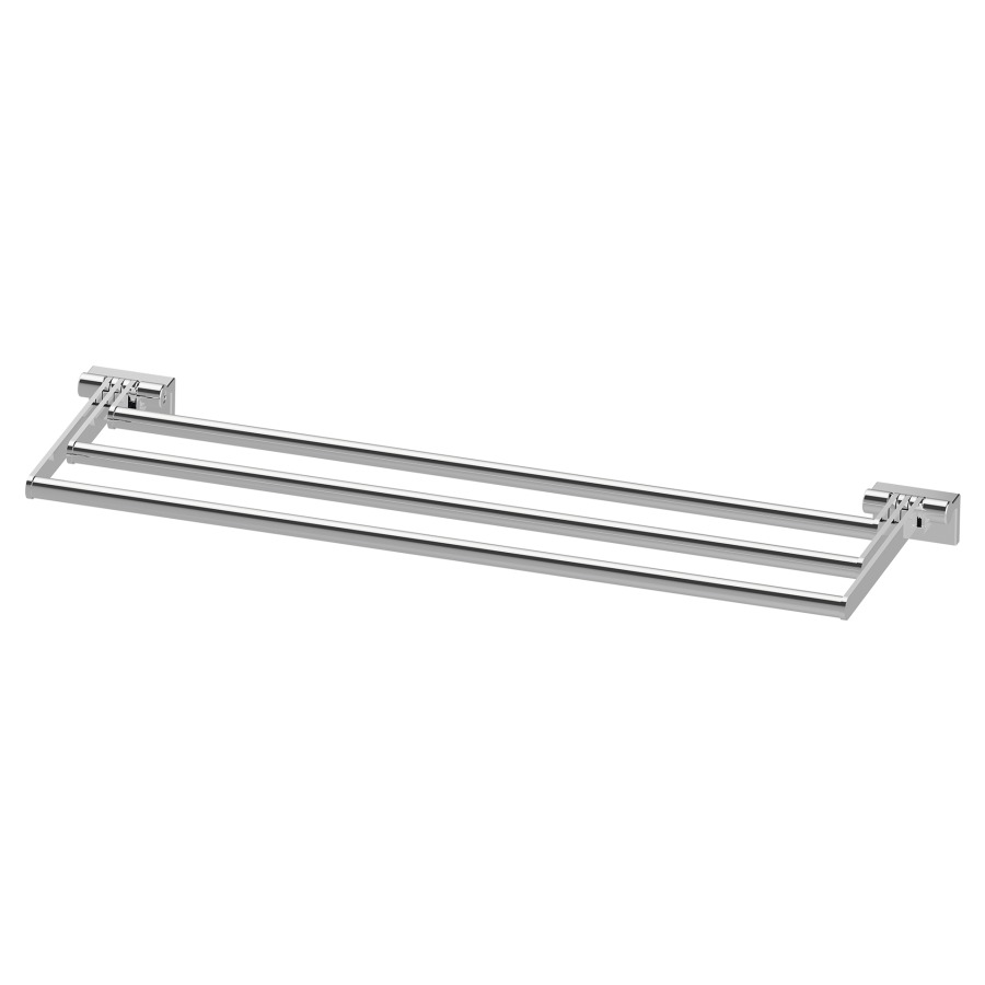Barre à linge CHIC 22
60 cm, 3 barres mobiles
S 22 cm, H 22,5 cm
montage Adesio pour
collage ou perçage, avec
matériel de fixation, sans
colle SikaFast