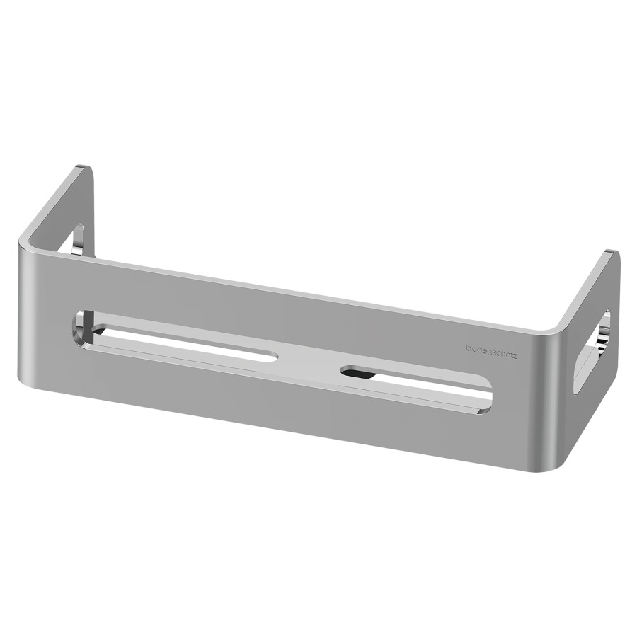 Duschkorb BODENSCHATZ
rechteckig, mit verdeckter
Befestigung, Korbhöhe 6 cm
26,2 x 10,4 cm, mit
Kombiflansch zum Kleben oder
Schrauben