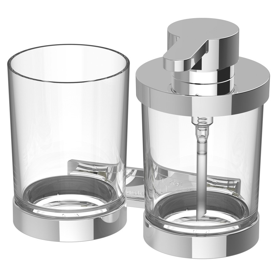 Distributeur de savon et porte-verre Signa