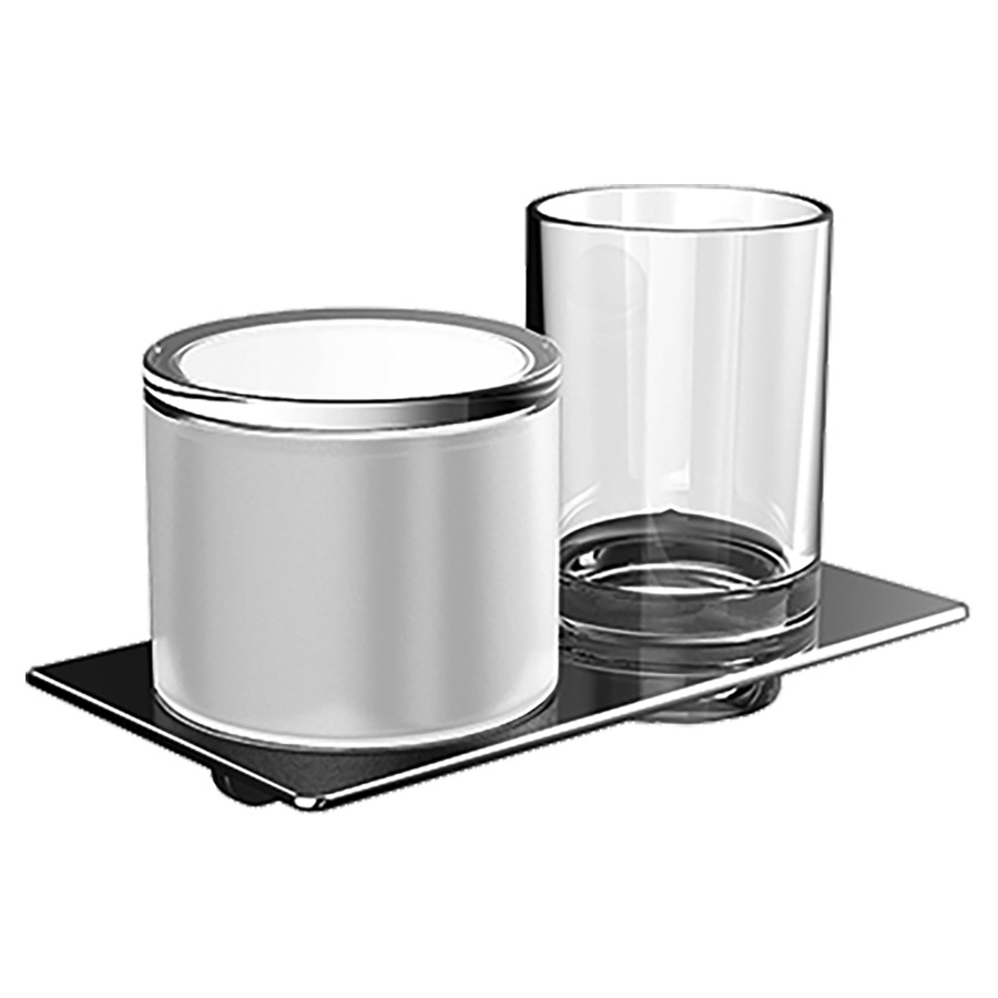 Distributeur de savon/porte-verre Art