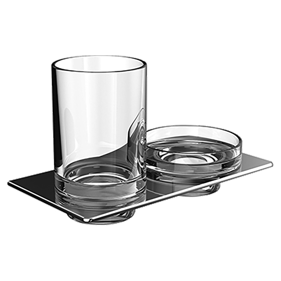 Porte-savon et verre Art