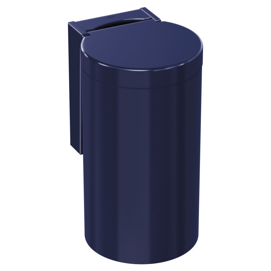 Abfallbehälter HEWI 477/801
B 21 cm, H 33 cm, D 18 cm
Inhalt 6 Liter, Wandmontage