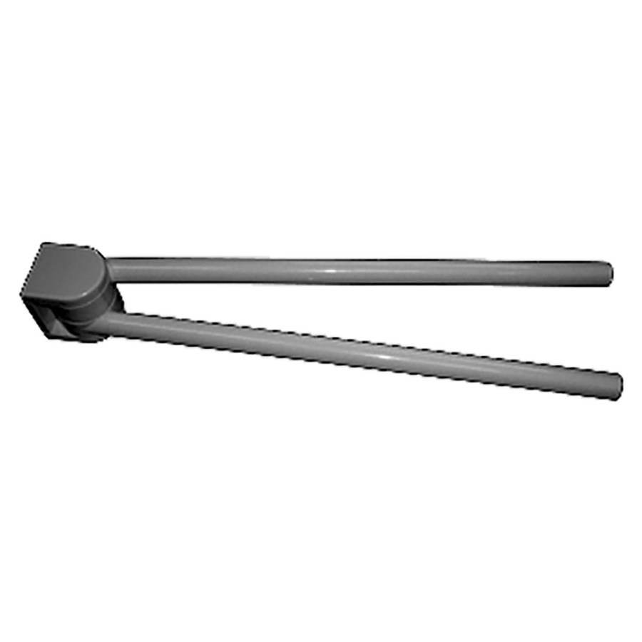 Porte-serviette N 300
S 45 cm, 2 bras mobiles
avec matériel de fixation
