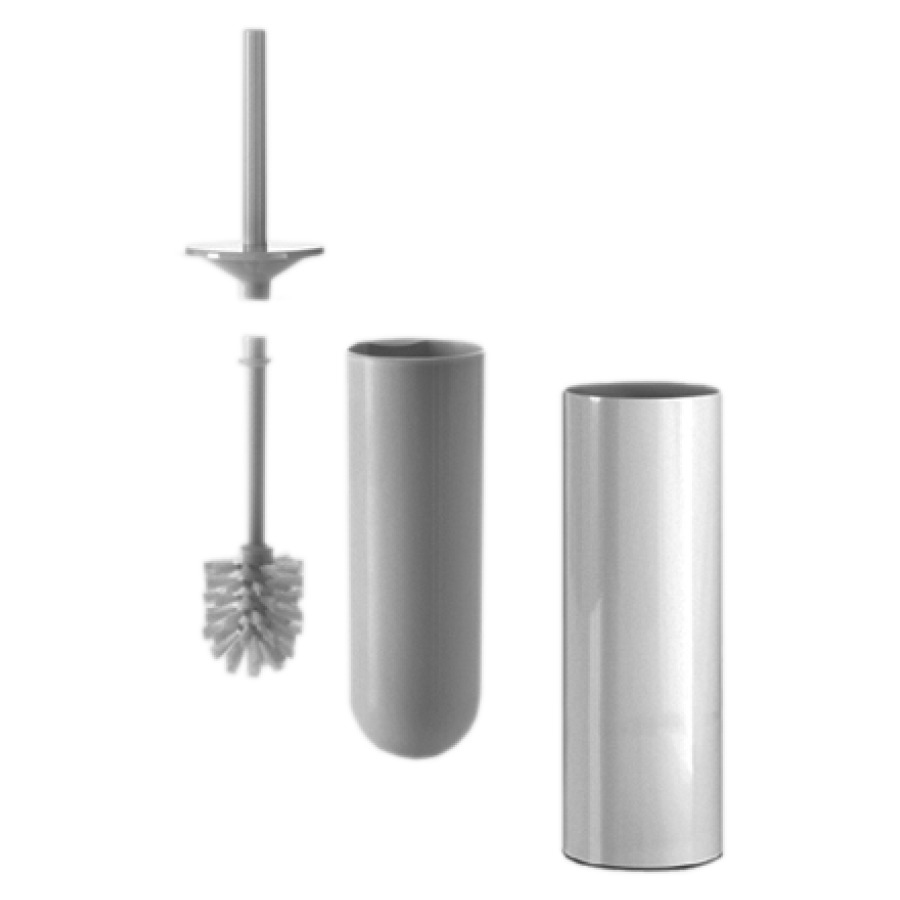 Porte-balai de WC COLORELLA
jatte en matière synthétique
et brosse blanche