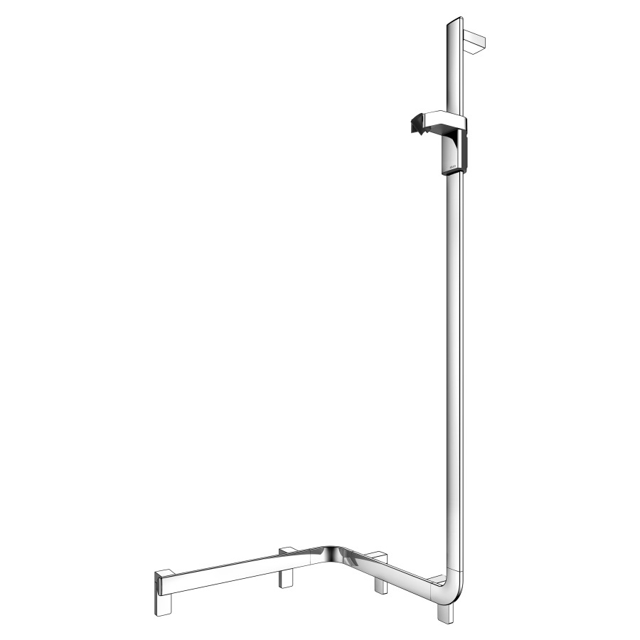 Barre d'appui d'angle pour douche Axess