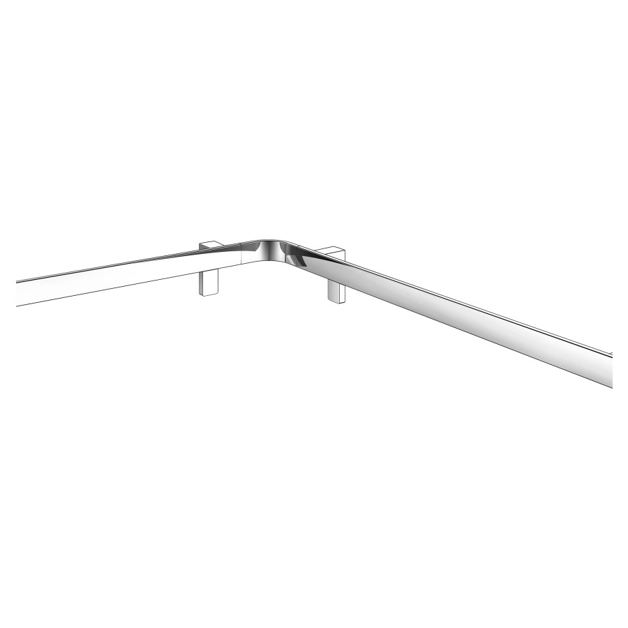 Barre d'appui d'angle pour douche et baigno. Axess