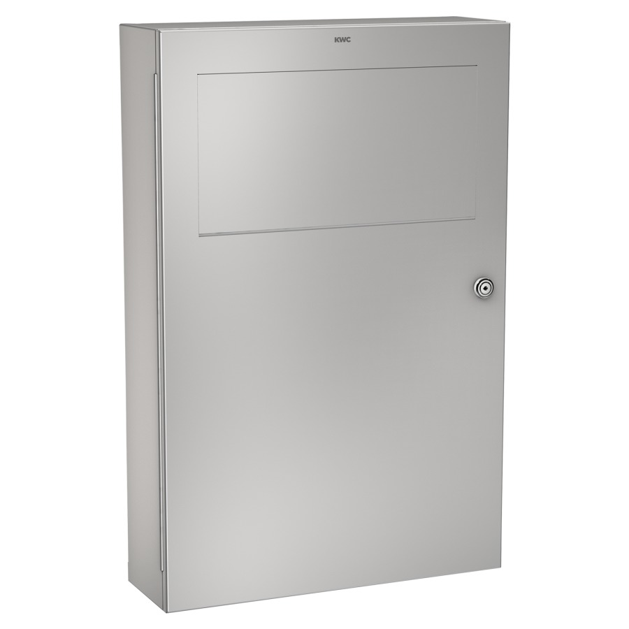 Boîte à ordures RODAN AP
RODX604, 35,5 x 54 x 11 cm
acier inoxydable mat
avec couvercle à fermeture
temporisée et porte-sac
contenance 16 litres
fermeture à clé
matériel de fixation
