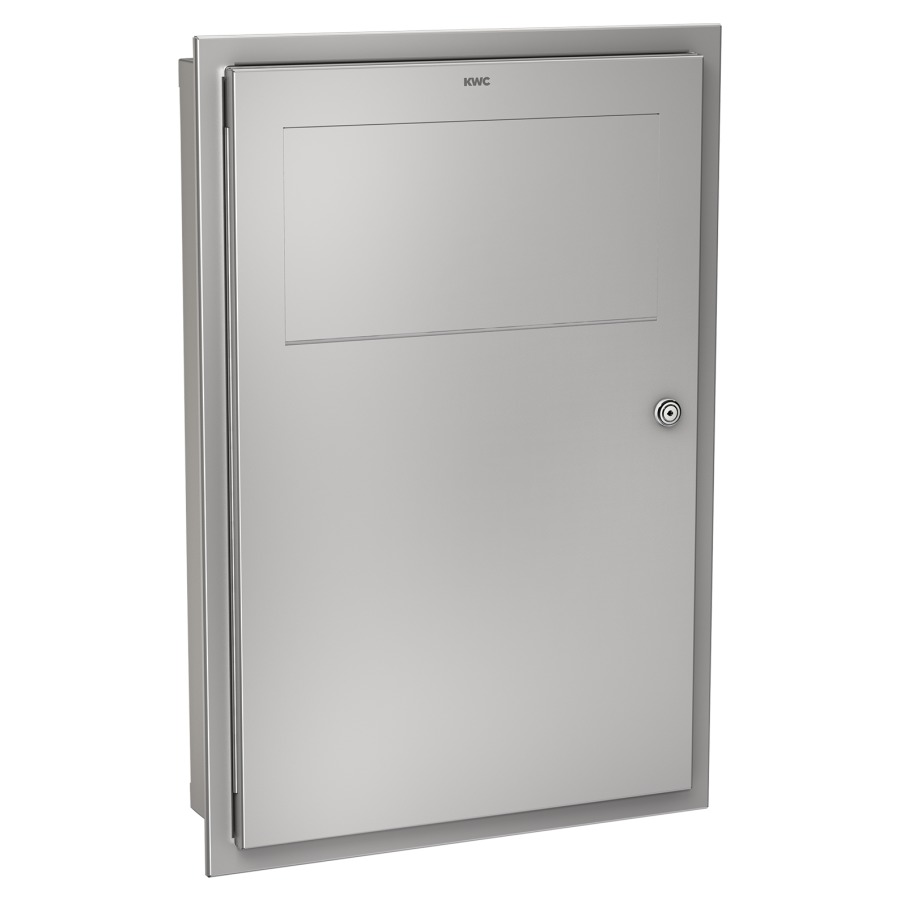 Boîte à ordures RODAN UP
RODX604E, 39,5 x 58 x 11 cm
acier inoxydable mat
avec couvercle à fermeture
temporisée et porte-sac
contenance 16 litres
fermeture à clé
matériel de fixation