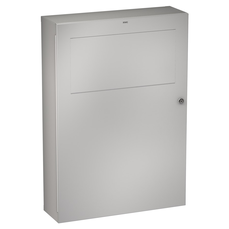 Boîte à ordures RODAN AP
RODX606, 49,5 x 71 x 15,3 cm
acier inoxydable mat
avec couvercle à fermeture
temporisée et porte-sac
contenance 45 litres
fermeture à clé
matériel de fixation
