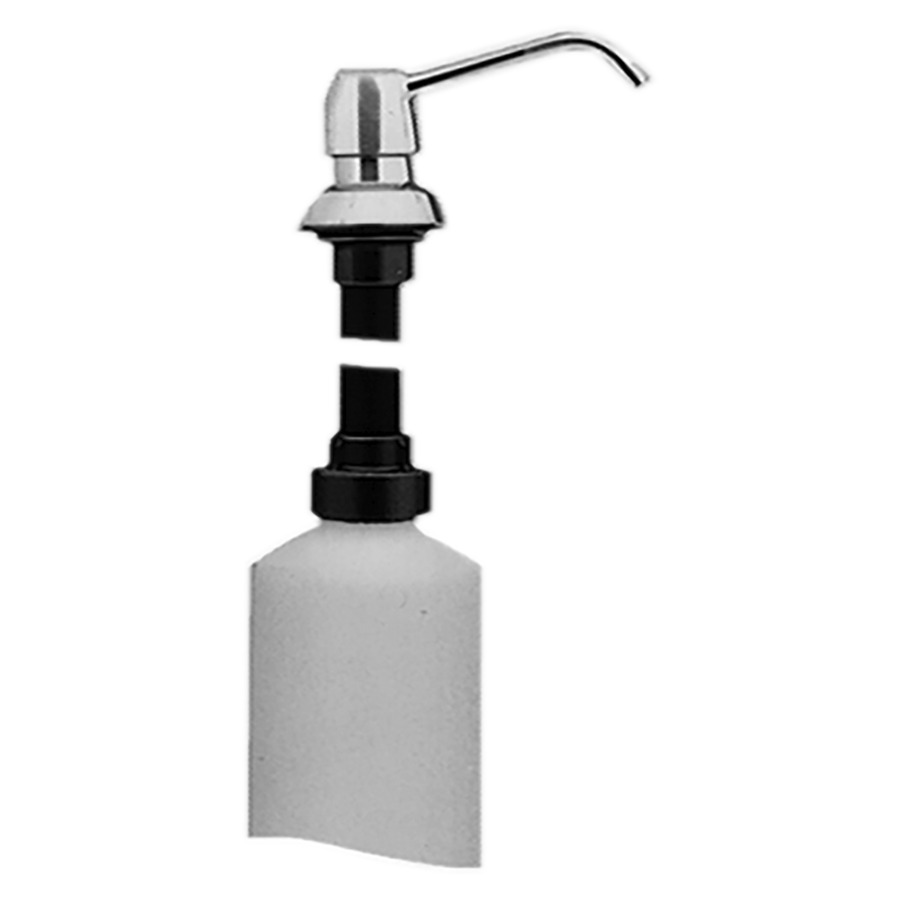 Distributeur de savon BOBRICK
Contura-lavabo, S 150 mm
goulot en acier inoxydable
boîtier synthétique 1 litre
pour savon liquide
