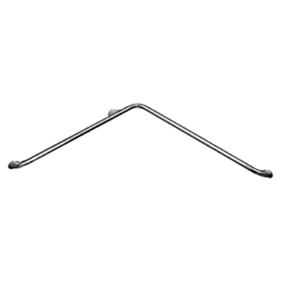 Barre d'appui d'angle pour
douche CONFORT, 77 x 77 cm
fixation au milieu à gauche
