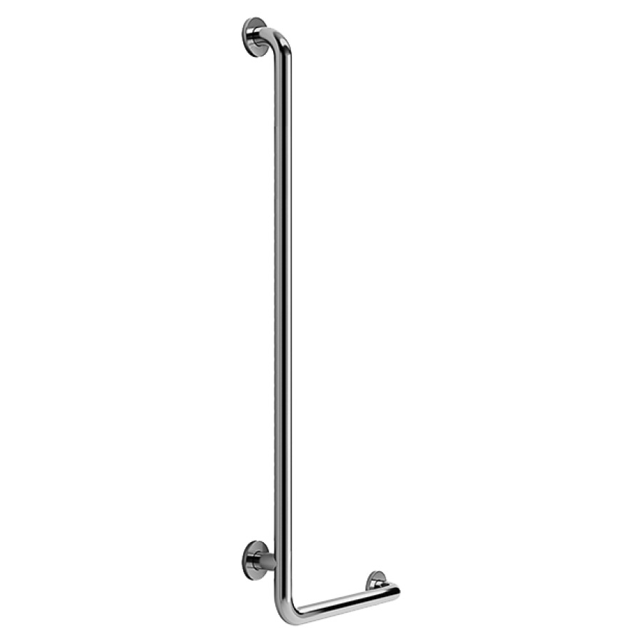 Barre d'appui coudée NEOLINE
PLUS, 50 x 95 cm, acier
inoxydable, Design Grip à
gauche, matériel de fixation
inclus