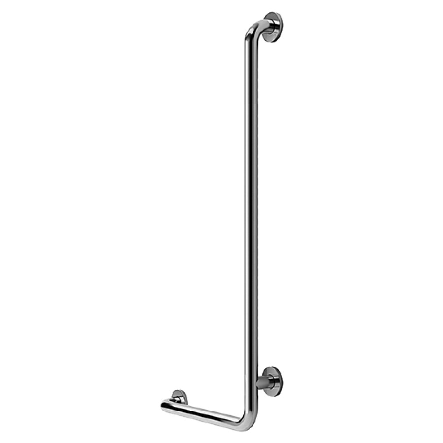 Barre d'appui coudée INEOLINE
PLUS, 40,5 x 81,5 cm, acier
inoxydable, Design Grip à
droite, matériel de fixation
inclus